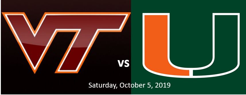 Virginia Tech at Miami - Game Watch Party